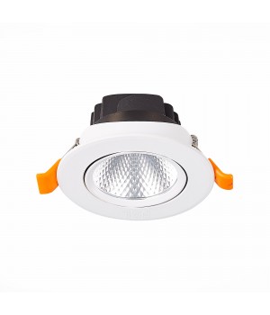 ST211.548.06.24 Св-к встр. Белый LED 1*6W 4000K 480Lm Ra80 24° IP20 D86xH50 220-240V MIRO-foto2