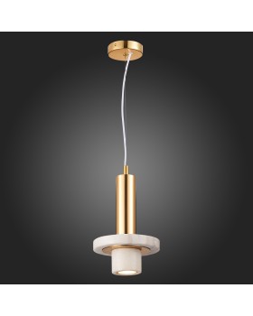 SL1210.503.01 Светильник подвесной ST-Luce Золотистый/Белый GU10 1*5W PIETRA-foto7