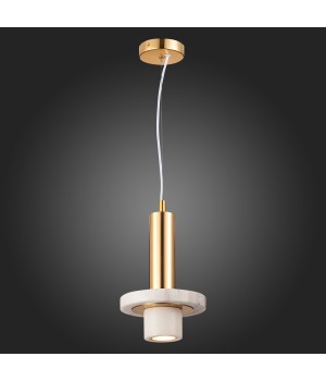 SL1210.503.01 Светильник подвесной ST-Luce Золотистый/Белый GU10 1*5W PIETRA-foto7