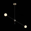 SL429.403.02 Светильник подвесной ST-Luce Черный, Золото/Белый G9 2*3W BASTONCINO