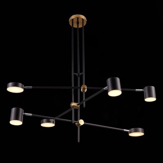 SL1604.432.06 Светильник потолочный ST-Luce Черный, Латунь/Черный LED 6*5W 3000K RODRIGO-foto11