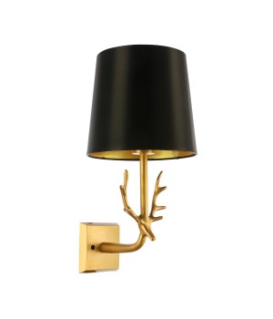 SL1123.201.01 Светильник настенный ST-Luce Латунь/Черный, Золотистый E14 1*40W VELOSSA-foto2