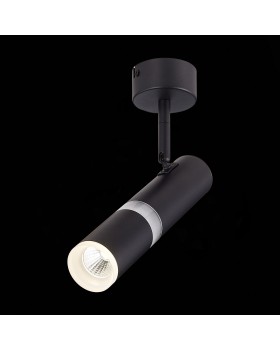 ST106.442.08 Светильник потолочный Черный LED 1*8W 4000K 624Lm Ra>80 D70xH165 170-240V ESCOPIO-foto7