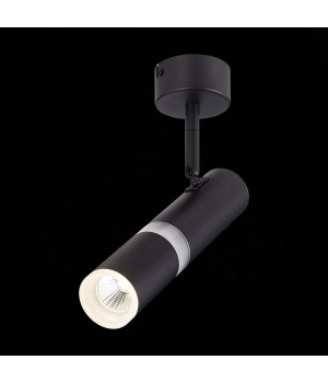 ST106.442.08 Светильник потолочный Черный LED 1*8W 4000K 624Lm Ra>80 D70xH165 170-240V ESCOPIO-foto7