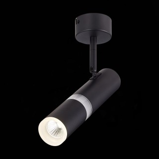 ST106.442.08 Светильник потолочный Черный LED 1*8W 4000K 624Lm Ra>80 D70xH165 170-240V ESCOPIO-foto7