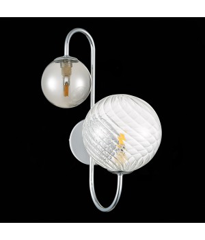 SL1124.101.02 Бра ST-Luce Хром/Дымчатый, Прозрачный G9 2*5W VINETTO-foto8