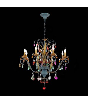 SL426.763.08 Люстра подвесная ST-Luce Разноцветный E14 8*40W JOANNA-foto11