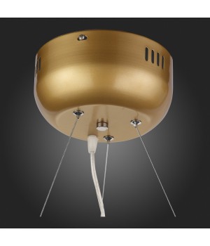 SL411.233.45 Люстра подвесная ST-Luce Золотистый/Прозрачный G4 45*1,5W RICCARDO-foto15