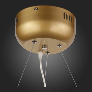 SL411.233.45 Люстра подвесная ST-Luce Золотистый/Прозрачный G4 45*1,5W RICCARDO-foto15