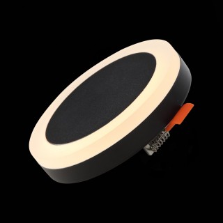 ST104.402.06 Светильник потолочный Черный LED 1*6W 3000K 468Lm Ra>80 120° IP20 D110xH20 170-240V CIAMELLA-foto4