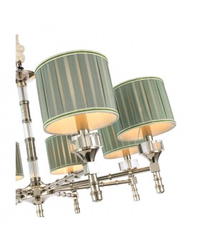 SL1121.103.08 Люстра подвесная ST-Luce Никель/Оливковый E14 8*40W OLEO-foto3