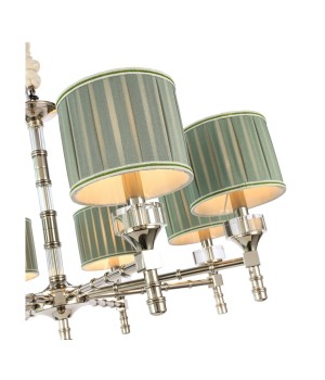 SL1121.103.08 Люстра подвесная ST-Luce Никель/Оливковый E14 8*40W OLEO-foto3