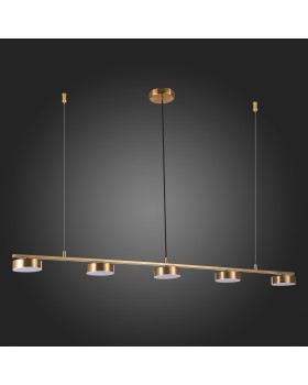 SL6000.303.05 Светильник подвесной ST-Luce Латунь/Латунь LED 5*7W 3000K PANCES-foto8
