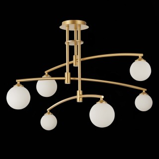 SL1208.302.06 Светильник потолочный ST-Luce Золотистый/Белый G9 6*5W SEMBRARE-foto5