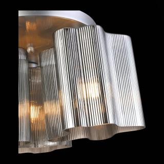 SL117.702.03 Люстра потолочная ST-Luce Серебристый/Дымчатый E27 3*60W ONDE-foto6