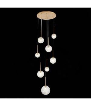 SL1152.203.08 Светильник подвесной ST-Luce Золотистый/Прозрачный G9 8*5W ARCOBALINO-foto9