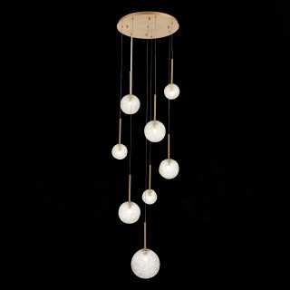 SL1152.203.08 Светильник подвесной ST-Luce Золотистый/Прозрачный G9 8*5W ARCOBALINO-foto9