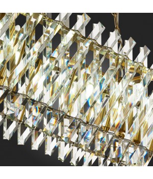 SL1170.303.10 Светильник подвесной ST-Luce Латунь/Прозрачный E14 10*40W FABIO-foto12