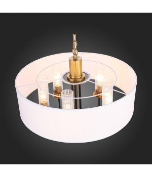 SL336.303.05 Люстра подвесная ST-Luce Коричневый, Бронза/Бежевый E14 5*60W DELAVERA-foto7