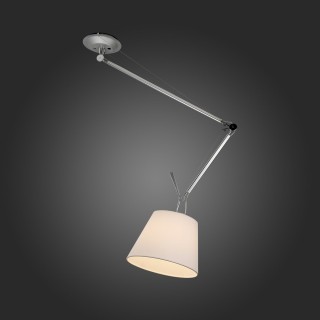 SL464.103.01 Светильник потолочный ST-Luce Хром/Белый E27 1*100W (из 2-х коробок) REDUZION-foto3