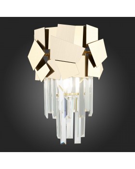 SL1232.201.01 Бра ST-Luce Золотистый/Прозрачный, Золотистый E14 1*60W CASERTA-foto2