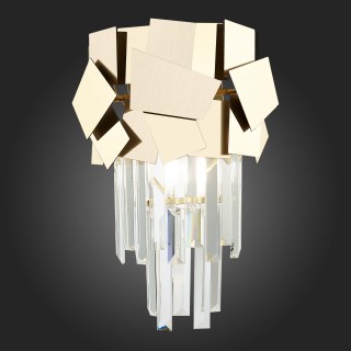 SL1232.201.01 Бра ST-Luce Золотистый/Прозрачный, Золотистый E14 1*60W CASERTA-foto2