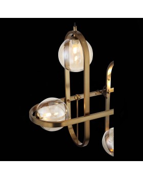 SL1201.203.04 Светильник подвесной ST-Luce Бронзовый/Коньячный G9 4*5W CIRCONO-foto6