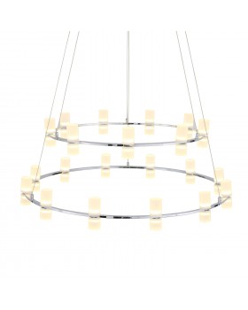 SL799.103.21 Люстра подвесная ST-Luce Хром/Белый LED 21*4W 3200K CILINDRO-foto11