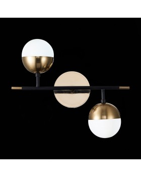 SL1507.421.02 Бра ST-Luce Черный/Белый, Золотистый G9 2*5W 4000K ALBERO-foto3