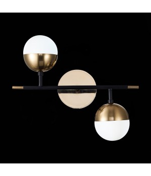 SL1507.421.02 Бра ST-Luce Черный/Белый, Золотистый G9 2*5W 4000K ALBERO-foto3