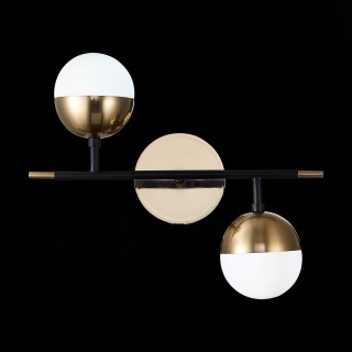 SL1507.421.02 Бра ST-Luce Черный/Белый, Золотистый G9 2*5W 4000K ALBERO-foto3