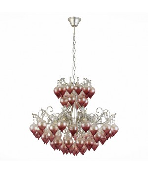 SL659.203.06 Люстра подвесная ST-Luce Шампань/Коньяк E14 6*40W FRUTTI-foto2