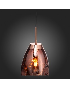 SL328.203.01 Светильник подвесной ST-Luce Розовое золото/Розовое золото E27 1*60W AEREO-foto8