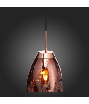 SL328.203.01 Светильник подвесной ST-Luce Розовое золото/Розовое золото E27 1*60W AEREO-foto8
