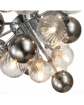 SL1124.102.10 Люстра потолочная ST-Luce Хром/Дымчатый,Прозрачный G9 10*5W (из 2-х коробок) VINETTO-foto10