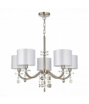 SL1757.103.05 Люстра подвесная ST-Luce Никель/Белый E14 5*40W KATENA-foto2
