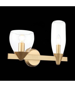 SL1119.201.02 Светильник настенный ST-Luce Золотистый/Прозрачный E14 2*40W TENERESA-foto6