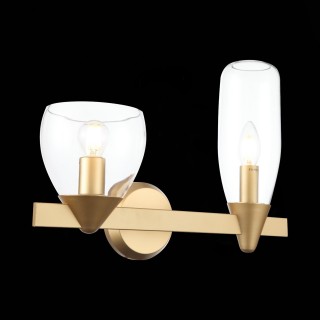 SL1119.201.02 Светильник настенный ST-Luce Золотистый/Прозрачный E14 2*40W TENERESA-foto6