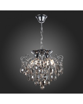 SL846.102.06 Люстра подвесная ST-Luce Темный хром/Тонированный черный E14 6*40W ORECCHINI-foto4