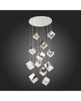 SL1182.103.12 Светильник подвесной ST-Luce Хром/Прозрачный, Хром G9 12*5W RIELLO-foto5