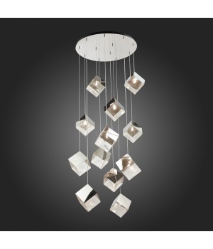 SL1182.103.12 Светильник подвесной ST-Luce Хром/Прозрачный, Хром G9 12*5W RIELLO-foto5
