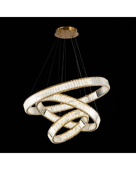 SL1622.303.03 Люстра подвесная ST-Luce Латунь/Прозрачный LED 1*122W 4000K TIVOLI-foto7