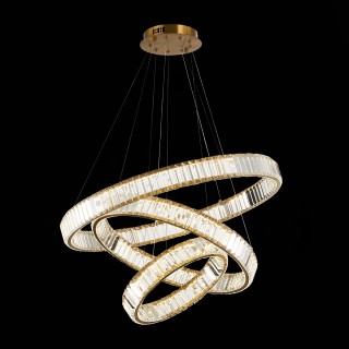 SL1622.303.03 Люстра подвесная ST-Luce Латунь/Прозрачный LED 1*122W 4000K TIVOLI-foto7