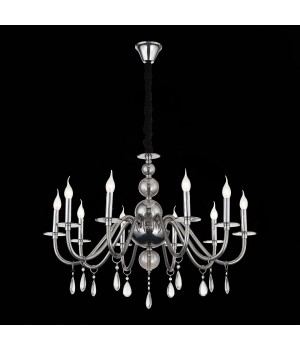 SL1113.403.10 Люстра подвесная ST-Luce Хром, Дымчатый, Прозрачный E14 10*40W SIEMA-foto11