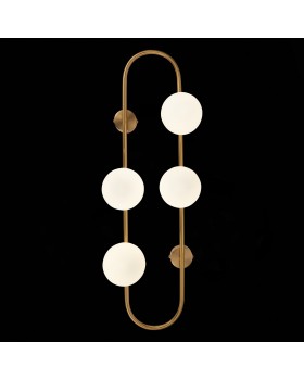 SL1149.301.04 Бра ST-Luce Латунь/Белый G9 4*5W VERA-foto3