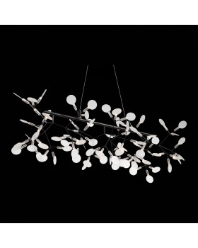 SL379.403.81 Люстра подвесная ST-Luce Черный/Белый LED 81*0,5W 3500K RAFINA-foto7