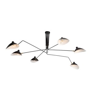 SL305.402.06 Люстра потолочная ST-Luce Черный/Черный, Белый E27 6*60W SPRUZZO-foto18