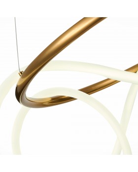 SL6102.303.55 Светильник подвесной ST-Luce Латунь/Белый LED 1*35W 4000K Sagrato-foto3