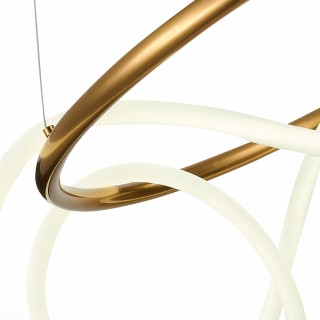 SL6102.303.55 Светильник подвесной ST-Luce Латунь/Белый LED 1*35W 4000K Sagrato-foto3