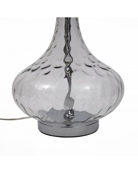 SL973.104.01 Прикроватная лампа ST-Luce Хром, Прозрачный/Белый E27 1*60W (из 2-х коробок) AMPOLLA-foto3